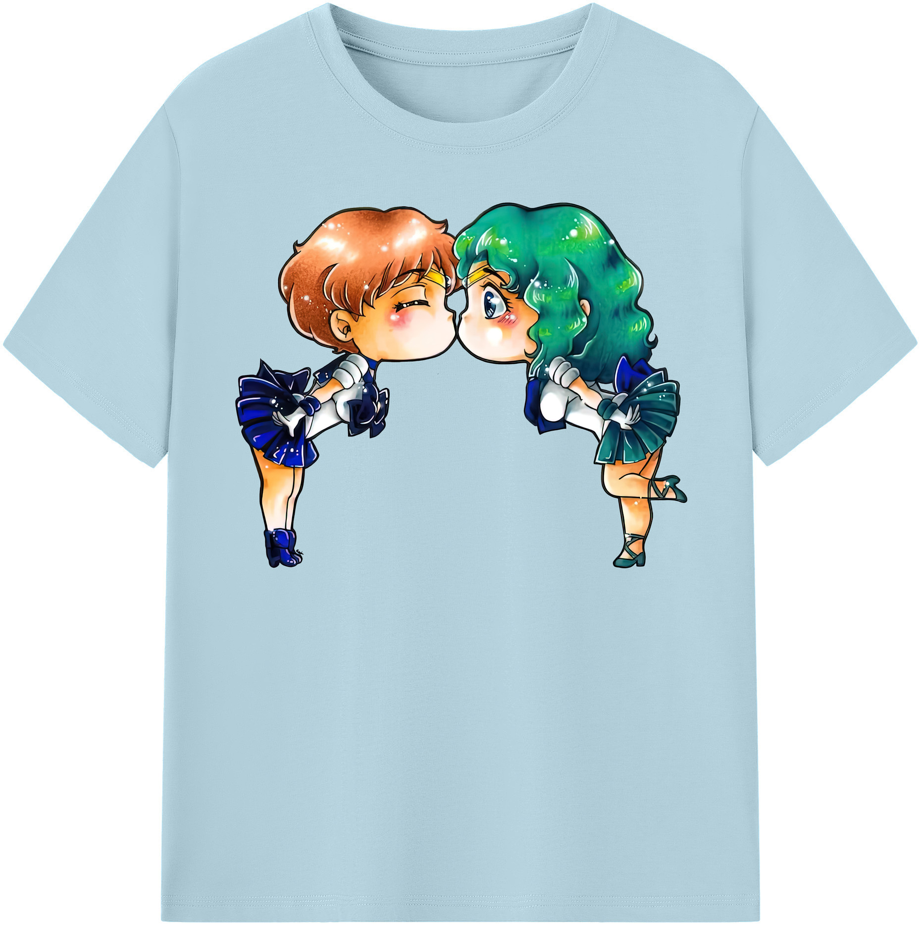 （画像用） 美少女戦士セーラームーン 天王はるか Sailor Moon Tenoh Haruka 綿100％半袖Tシャツ（フロントプリント）